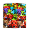 Chiweenie Dog Print Women's Leather Wallet