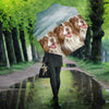 Lovely Australian Shepherd Print Umbrellas