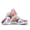 Border Terrier Floral Print Sneakers
