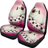 Cute Himalayan guinea pig Print Car Seat Covers