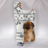 Pekingese Print Hooded Blanket