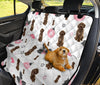 Spanish Water Dog Patterns Print Pet Seat Covers
