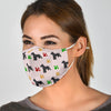 Giant Schnauzer Dog Patterns Print Face Mask