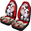 Old English Sheepdog Print Car Seat Covers