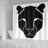 Amazing Leopard Design Print Shower Curtains