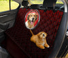 Golden Retriever With Headphone Print Pet Seat Covers