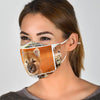 Shiba Inu Dog Print Face Mask