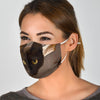 Burmese Cat Print Face Mask