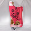 Amazing Golden Retriever Print Hooded Blanket