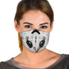 Weimaraner Print Premium Face Mask