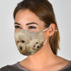 Cute Poodle Print Face Mask