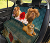 Cute Dogue De Bordeaux Print Pet Seat covers