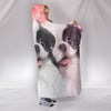 Cute Japanese Chin Dog Print Hooded Blanket