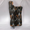 Bluetick Coonhound In Lots Print Hooded Blanket