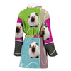 Amazing Himalayan guinea pig Print Women's Bath Robe