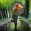 Golden Retriever Dog 3D Print Umbrellas