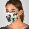 Cute Pug Print Face Mask