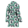 Lovely Havanese Dog Pattern Print Women's Bath Robe