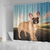 Cute French Bulldog Print Shower Curtains