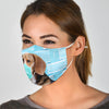 Cute Beagle Dog Print Face Mask