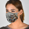 Cute Dachshund Print Face Mask