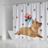 Australian Terrier Print Shower Curtain