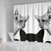 Cute Cats Print Shower Curtain