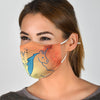 Cute Unicorn Print Face Mask