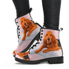 Bloodhound Dog Print Boots For Women/Men