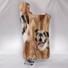 Amazing Bulldog Print Hooded Blanket