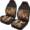 Abyssinian cat Print Car Seat Covers