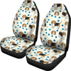 Cute Beagle Patterns Print Car Seat Covers