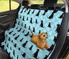 Black Labrador Pattern Print Pet Seat Covers