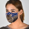 Maine Coon Cat Print Face Mask