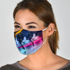 Amazing Manx Cat Print Face Mask