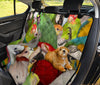 Cute Parrots In Lots Print Pet Seat Covers