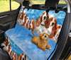Basset Hound On Mount Rushmore Print Pet Seat covers