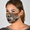 German Shepherd Print Face Shield