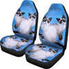 Lovely Snowshoe Cat Print Car Seat Covers