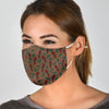 Scarlet Macaw Parrot Patterns Print Face Mask