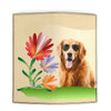 Cute Golden Retriever Dog Print Women's Leather Wallet