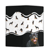 Rottweiler Dog Print Women's Leather Wallet