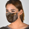 Havana Brown Cat Print Face Mask