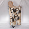 Saluki Dog Print Hooded Blanket