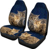 Lovely Selkirk Rex Cat Print Car Seat Covers