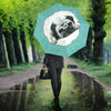 Cute Pug Dog Sketch Print Umbrellas