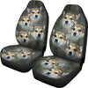 Norwegian Lundehund Print Car Seat Covers