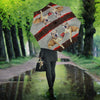 Border Terrier Love Print Umbrellas