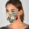 Cute Westie Print Face Mask- Limited Edition