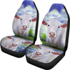 Charolais Cattle (Cow) Print Car Seat Covers
